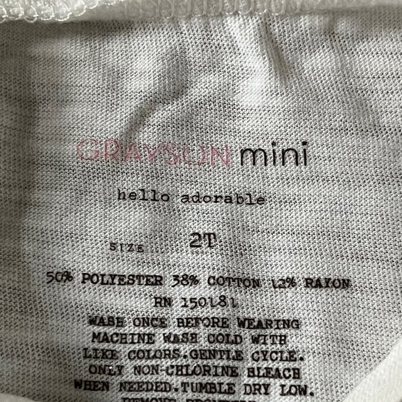 Grayson Mini Girls Love Our Planet Short Sleeve Shirt - 2T - Picture 2 of 4